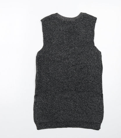 Womens UK Size 8 Topshop Black Pullover Jumper
