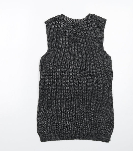Womens UK Size 8 Topshop Black Pullover Jumper