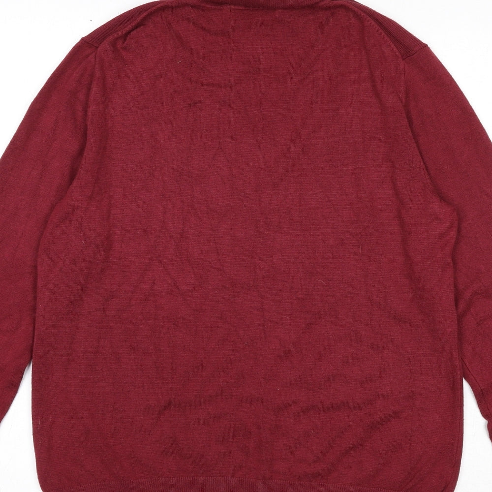 Womens UK Size L St Bernard Red Pullover Jumper