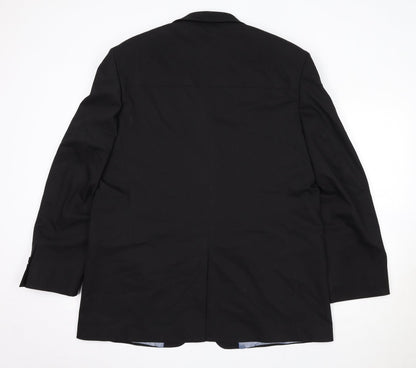 Mens UK Size 44 Burton Regular Black Suit Jacket
