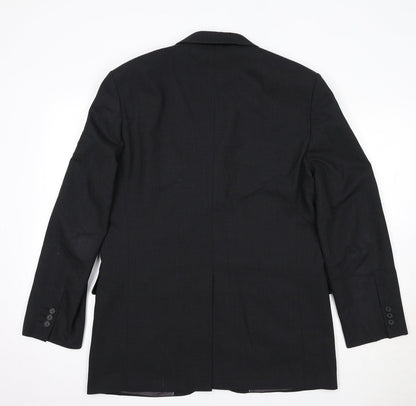 Mens UK Size 40 Marks and Spencer Regular Black Suit Jacket