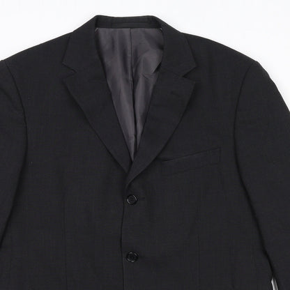 Mens UK Size 40 Marks and Spencer Regular Black Suit Jacket