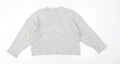 Womens UK Size XS Marks and Spencer Grey Pullover Jumper