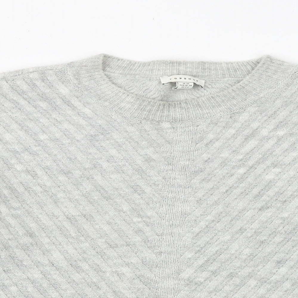 Womens UK Size XS Marks and Spencer Grey Pullover Jumper