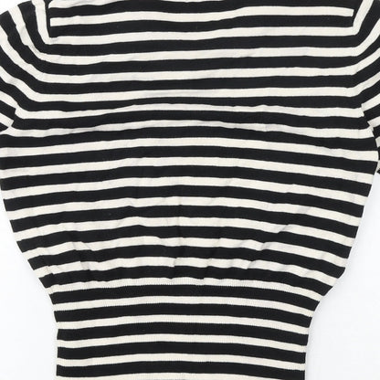 Womens UK Size 12 Debenhams Black Pullover Jumper