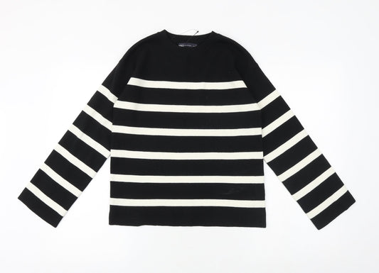Womens UK Size S Marks and Spencer Black Pullover Jumper
