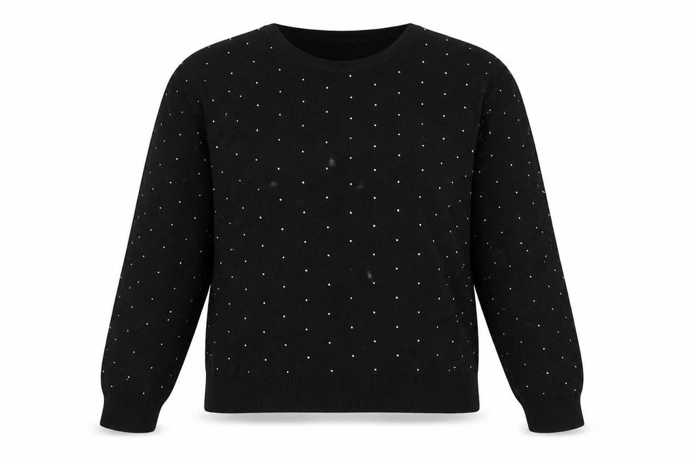 Womens UK Size L Marks and Spencer Black Pullover Jumper