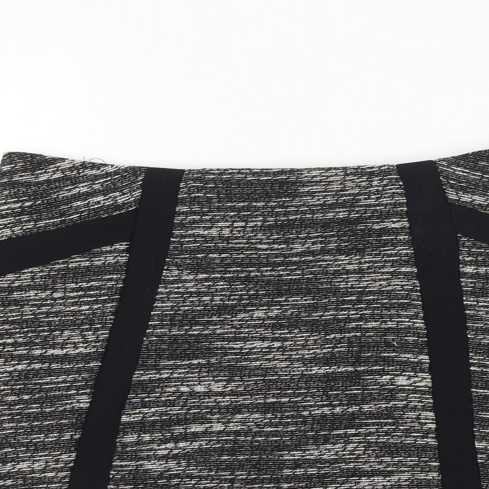 New Look Womens Black Cotton A-Line Set Size 12 Zip