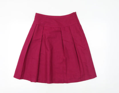Oasis Womens Pink Polyester Tulip Skirt Size 8 Zip