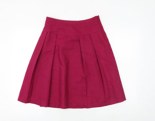 Oasis Womens Pink Polyester Tulip Skirt Size 8 Zip
