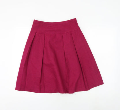 Oasis Womens Pink Polyester Tulip Skirt Size 8 Zip