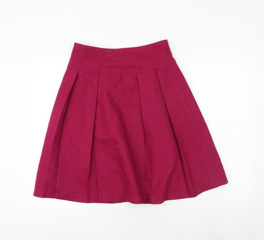 Oasis Womens Pink Polyester Tulip Skirt Size 8 Zip