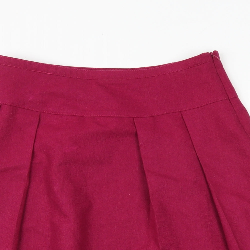 Oasis Womens Pink Polyester Tulip Skirt Size 8 Zip