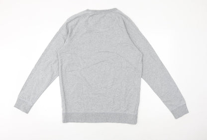 Authentic Authority Clothing Mens Grey Polyester Pullover Sweatshirt Size M