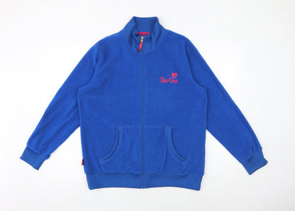 Gio Gio Womens Blue Jacket Size 14 Zip