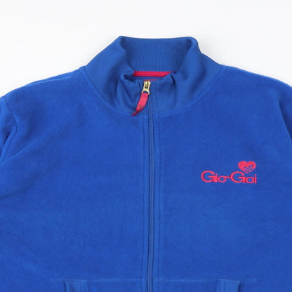 Gio Gio Womens Blue Jacket Size 14 Zip