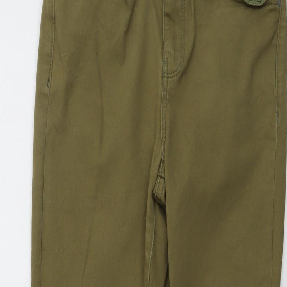 Womens UK Size 10 Warehouse Regular Fit Skinny Green Jeans