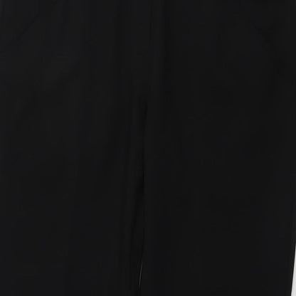 Womens UK Size 14 Select Regular Fit Carrot Black Trousers
