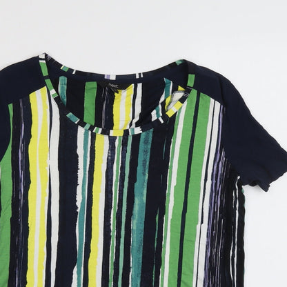 Womens UK Size 10 NEXT Multicoloured Basic T-Shirt