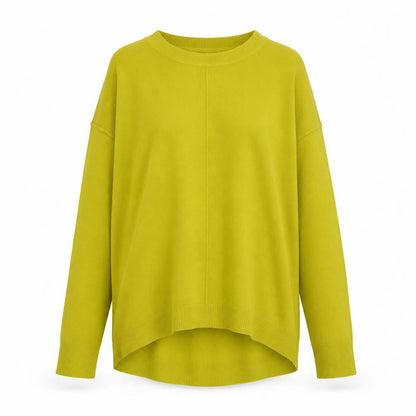 Principles Womens Yellow Round Neck Acrylic Pullover Jumper Size 14