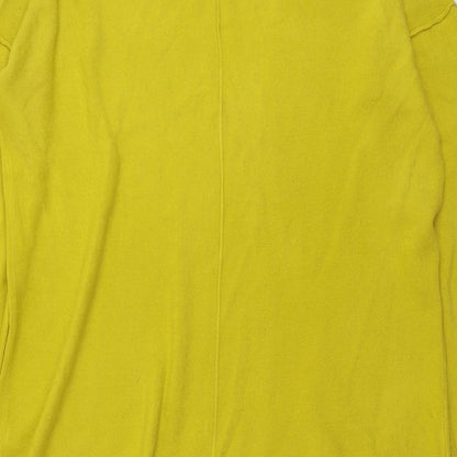 Principles Womens Yellow Round Neck Acrylic Pullover Jumper Size 14