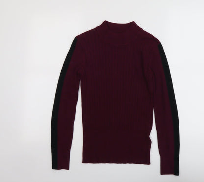 Womens UK Size 8 Marks and Spencer Purple Pullover Jumper
