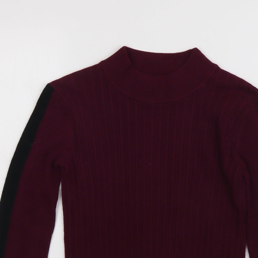 Womens UK Size 8 Marks and Spencer Purple Pullover Jumper