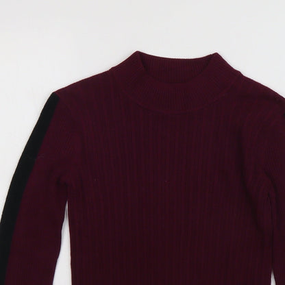 Womens UK Size 8 Marks and Spencer Purple Pullover Jumper