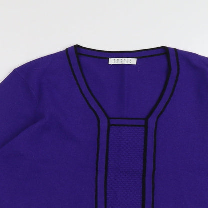 Womens UK Size M Precis Purple Pullover Jumper