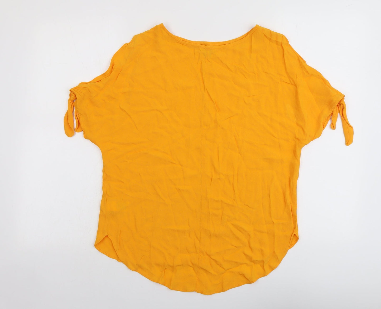 Womens UK Size 8 River Island Orange Basic Blouse