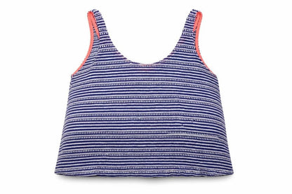Womens UK Size M Zara Blue Cropped Tank