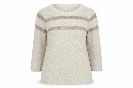 Womens UK Size 16 Betty Jackson Beige Pullover Jumper