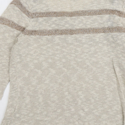 Womens UK Size 16 Betty Jackson Beige Pullover Jumper