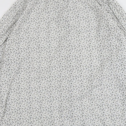 Mens UK Size 2XL Onfire White  Button-Up Long Sleeve Casual Shirt