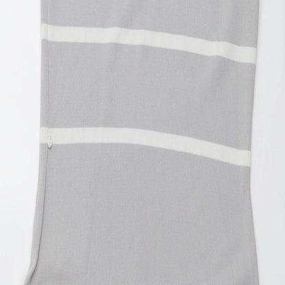 Grace Womens Grey Viscose A-Line Size S Round Neck Pullover