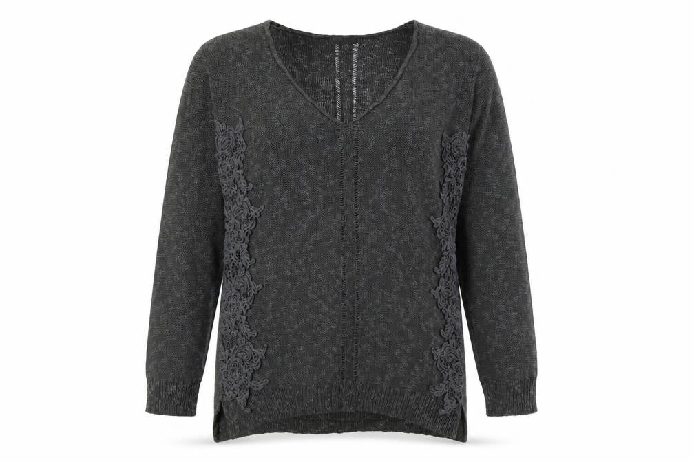 Womens UK Size 16 River Island Grey Pullover Jumper