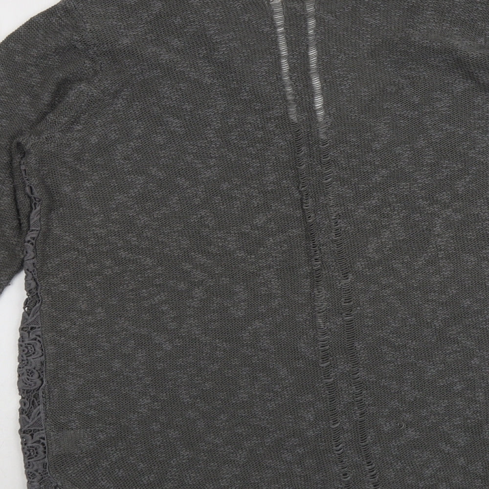Womens UK Size 16 River Island Grey Pullover Jumper