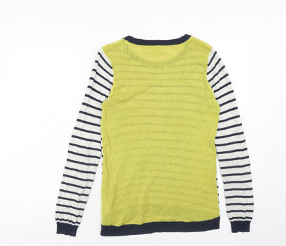 Womens UK Size S Linea Multicoloured Pullover Jumper