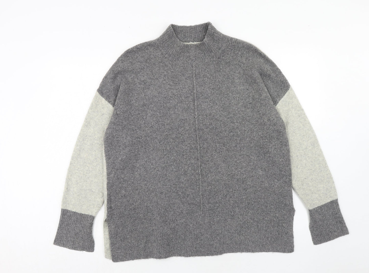 Womens UK Size L Marks and Spencer Grey Pullover Jumper
