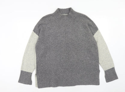 Womens UK Size L Marks and Spencer Grey Pullover Jumper