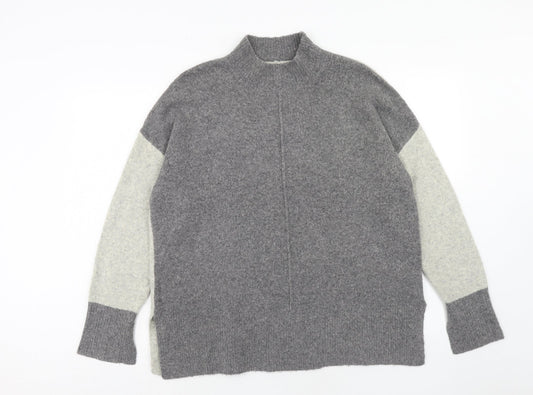 Womens UK Size L Marks and Spencer Grey Pullover Jumper