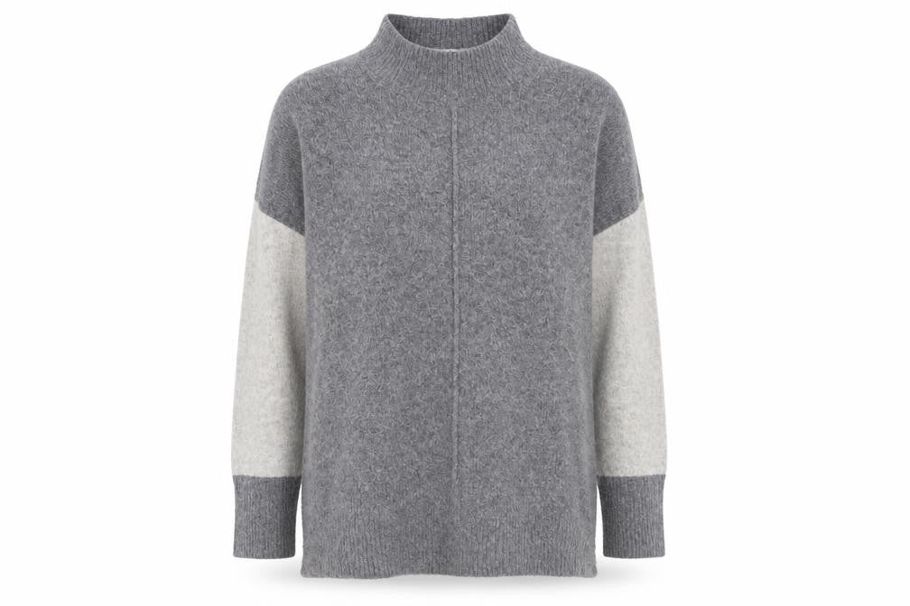 Womens UK Size L Marks and Spencer Grey Pullover Jumper