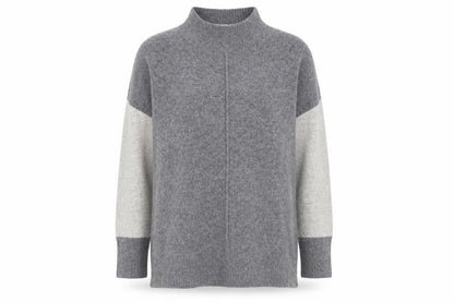 Womens UK Size L Marks and Spencer Grey Pullover Jumper