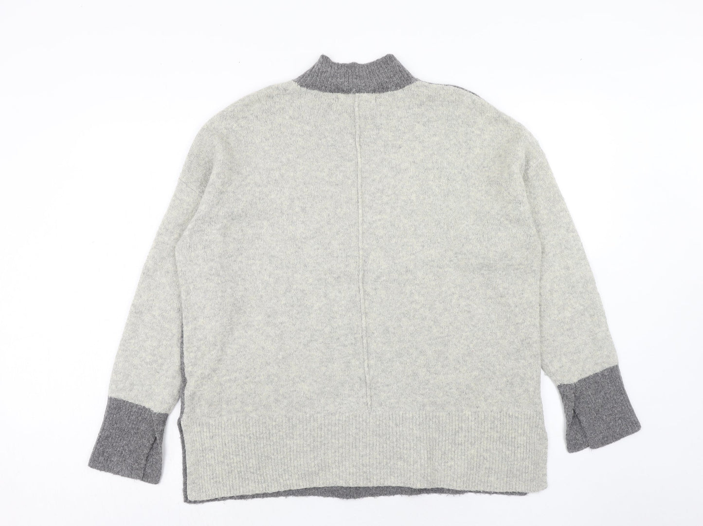 Womens UK Size L Marks and Spencer Grey Pullover Jumper