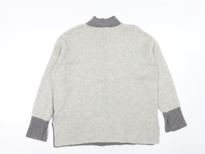 Womens UK Size L Marks and Spencer Grey Pullover Jumper