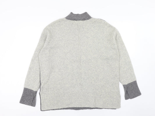 Womens UK Size L Marks and Spencer Grey Pullover Jumper