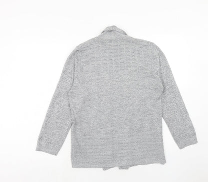 Womens UK Size M Emma Morgan Grey Cardigan Jumper