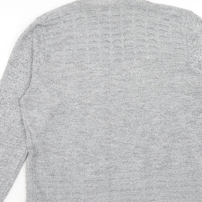 Womens UK Size M Emma Morgan Grey Cardigan Jumper