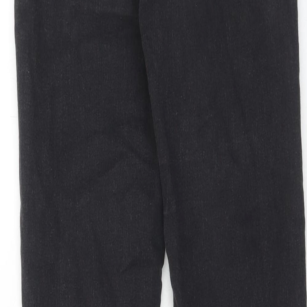 Topshop Womens Black Cotton Skinny Jeans Size 26 in L36 in Regular Zip