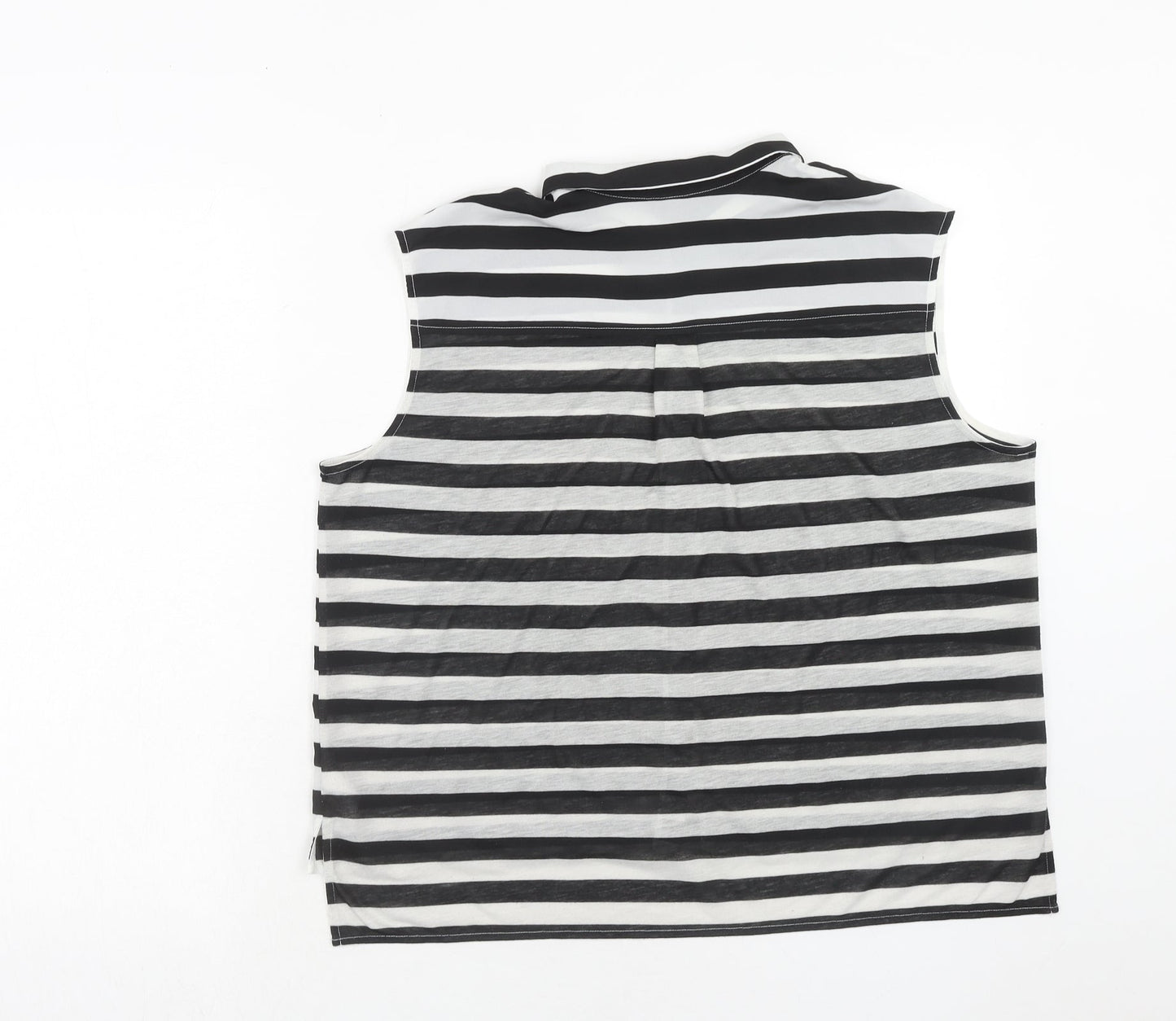 Womens UK Size M H&M Black Basic Tank
